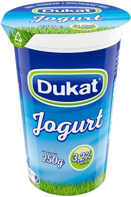 JOGURT DUKAT 3,2%MM 250G ČAŠA