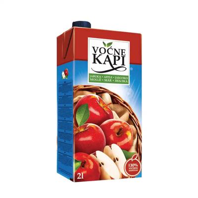 SOK NECTAR VOĆNE KAPI JABUKA 2L