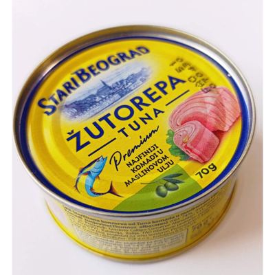 TUNA ŽUTORE MASL ULJE 70G STARI BEO