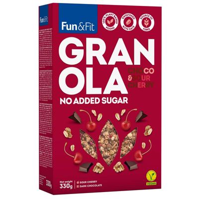 MUESLI GRAN. VIŠ/ČOK.330 g F&F