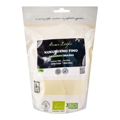 BRAŠNO ORGANSKO KUKURUZNO FINO NAŠE DOBRO 500G