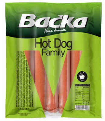 KOBASICA HOT DOG SVINJSKA BAČKA 510G