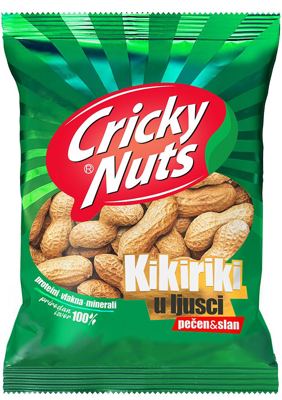 KIKIRIKI U LJUSCI SLANI 300G CRICKY