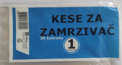 NIKSAN KESE ZA ZAMRZ.1KG DEBLJ