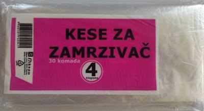 NIKSAN KESE ZA ZAMRZ.4KG DEBLJ