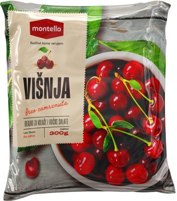 VISNJA SMRZNUTA 300GR MONTELLA