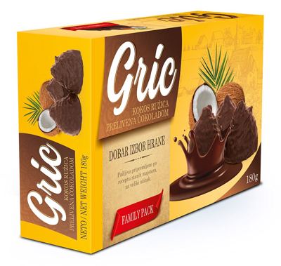 Keks GRIC kokos ruzica 0180 Zeneva