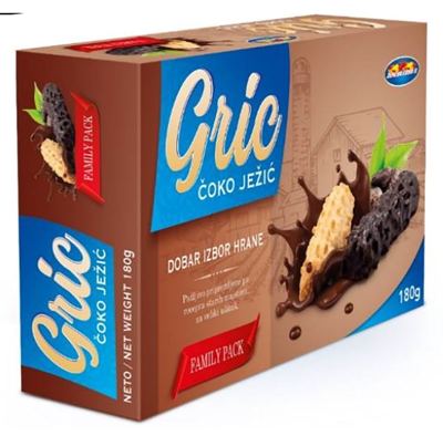 KEKS ČOKO JEŽIĆ GRIC ŽENEVA 180G