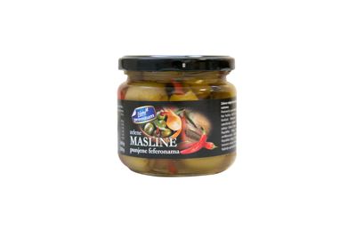 MASLINE ZELENE SA FEFERONOM PREMIUM LIBERO 340G