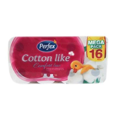 TOALETNI PAPIR 3SL COTTON COMFORT LINE PERFEX 16/1