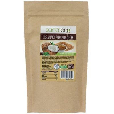 KOKOSOV ŠEĆER ORG 250G SANATERRA