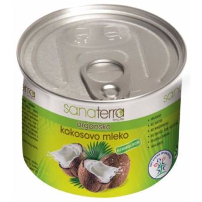 MLEKO ORGANSKO OD KOKOSA SANATERRA 200ML