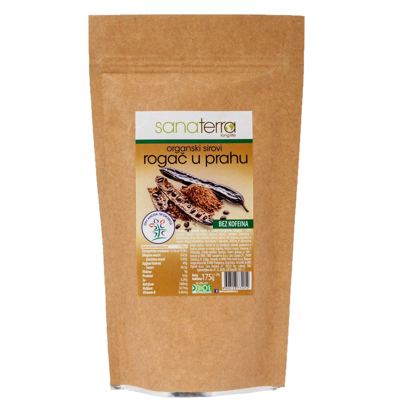 ROGAČ ORGANSKI SIROVI U PRAHU SANATERRA 175G
