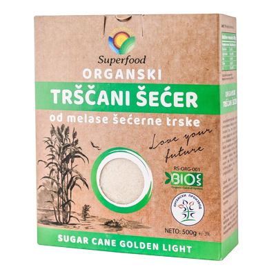 ŠEĆER TRŠČANI ORG 150G SANATERRA