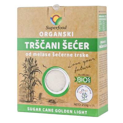 TRŠČANI ŠEĆER ORGANSKI 450 GR SANATERRA
