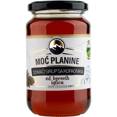 DOMACI SIRUP MOC PLANINE BOROVE IGLICE 450ML
