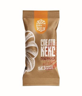 SPELTA KEKS POMORANDZA BEZ SECERA 150G