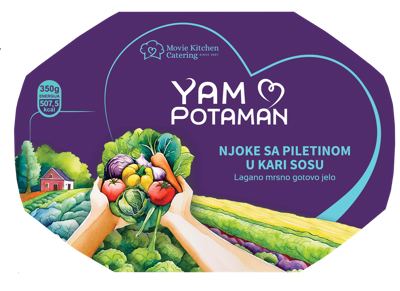 NJOKE SA PILETINOM U KARI SOSU