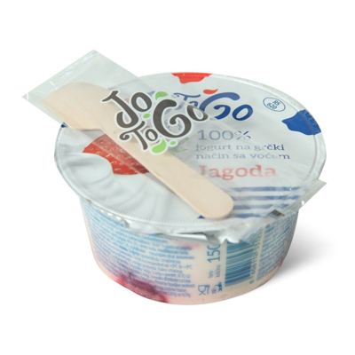 Grcki vocni jogurt jagoda JoToGo 150g