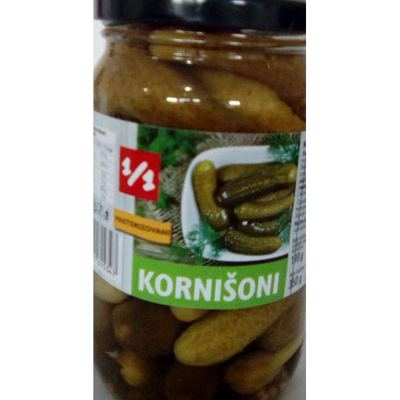 KISELIŠI KORNIŠONI 1/1 BABY 2-5CM 350G