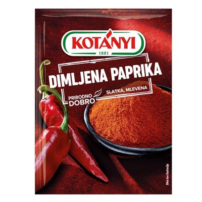 ZAČIN SLATKA DIMLJENA PAPRIKA 25GR KOTANYI