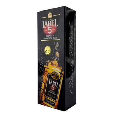 VISKI LABEL 5 0.7L BOX. LA MARTINIQUAISE