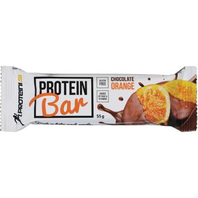 BAR ORANGE CHOCOLATE 55GR PROTEINI SI