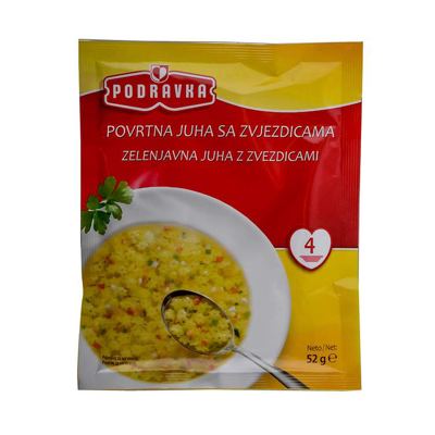 SUPA OD POVRĆA SA ZVEZDICAMA 52 GR PODRAVKA