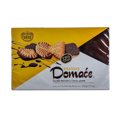 KEKS KRAŠOVO DOMAĆE PECIVO SA ČOKOLADOM KRAŠ 220G