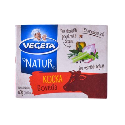 VEGETA NATUR GOVEĐA KOCKA 60G