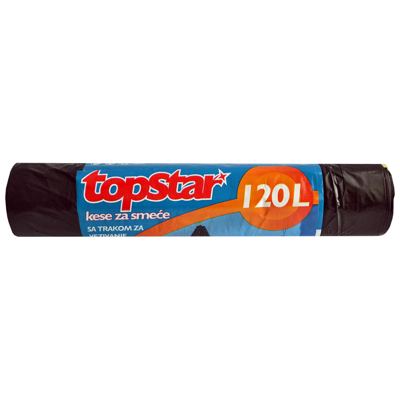 KESE ZA SMECE 120L HDPE 8/1 TOP STAR 8PCS