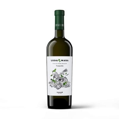 *TEMJANIKA TIKVEŠ BIJELO SS LUDA MARA 0.75L ZP SUHO 2024 -6/1-