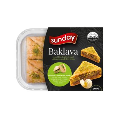 KOLAČ BAKLAVA SA PISTAĆIMA I PUTEROM 500GR SUNDAY