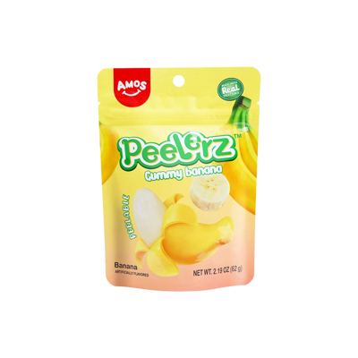 BOMBONE GUM AMOS PEELERZ BANANA 65G