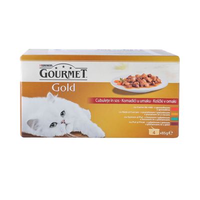 HRANA ZA MAČKE GOURMET GOLD KONZERVA 4X85GR NESTLE