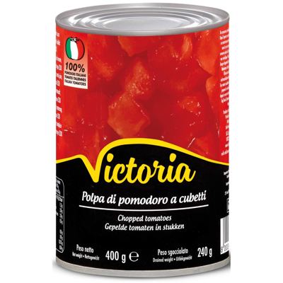 PARADAJZ KOMADIĆI U SOPSTVENOM SOKU VICTORIA 400G