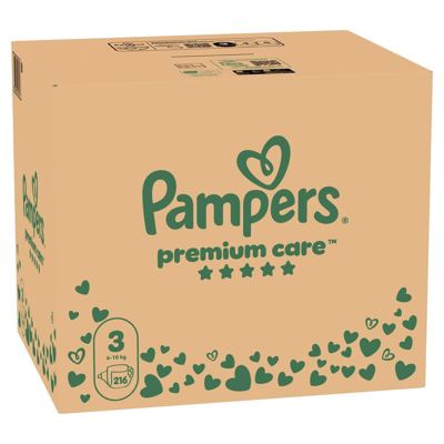 PELENE PAMPERS PREMIUM 3 MSB 216/1