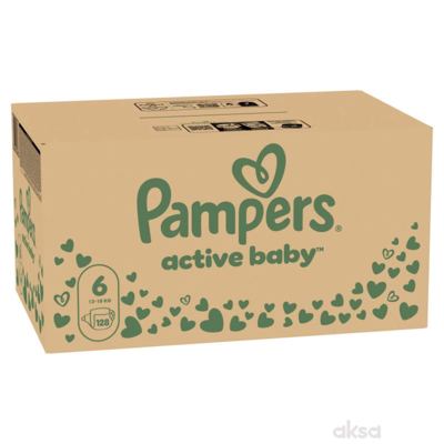 Pampers AB mj. pakiranj vel.6 128kom OS