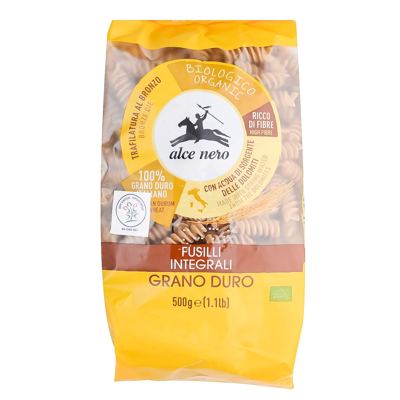 TESTENINA ORGANSKA INTEG.FUSILLI ALCE NERO 500G
