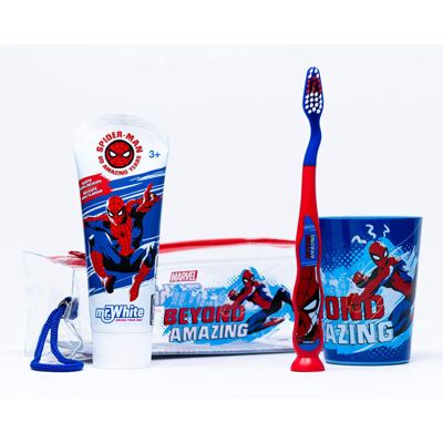 SPIDERMAN ORAL CARE SET-STAND.-VAR.
