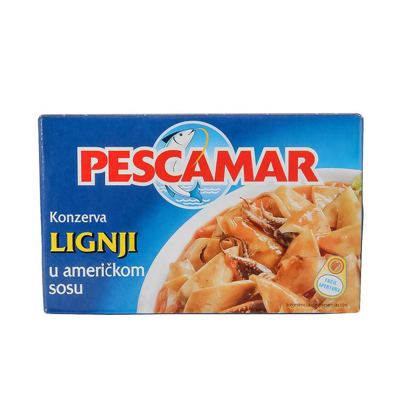 Lignje u americkom sosu Pescamar 111g
