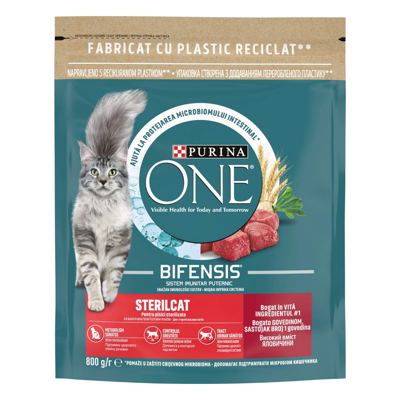HRANA ZA MAČKE GOVEDINA STERILCAT 800GR PURINA ONE