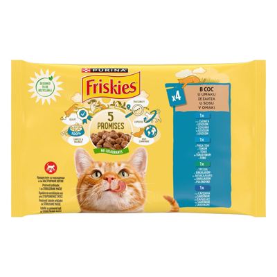 HRANA ZA MAČKE PRELIV MULTIPACK RIBA 4X85GR FRISKIES