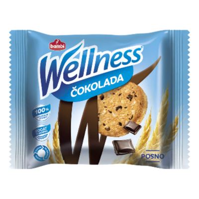 Keks Wellness cokolada 42g Bambi 12