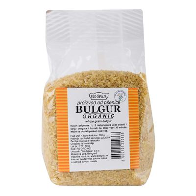 BULGUR BIO ORGANIC 200G BIO ŠPAJZ