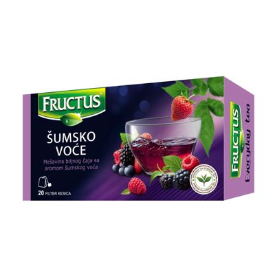 FRUCTUS ČAJ ŠUMSKO VOĆE 20/1 50G