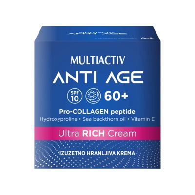 KREMA ZA LICE ANTI AGE IZUZETNO HRANLJIVA 60+ 50ML MULTIACTIV