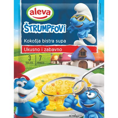 SUPA INTSTANT QUIK BISTRA KOKOŠIJA ŠTRUMPFOVI 12G