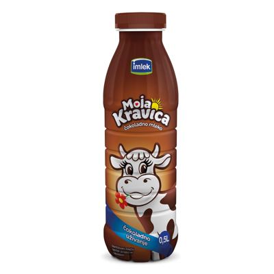MLEKO ČOKOLADNO KRAVICA 1% PET 500ML