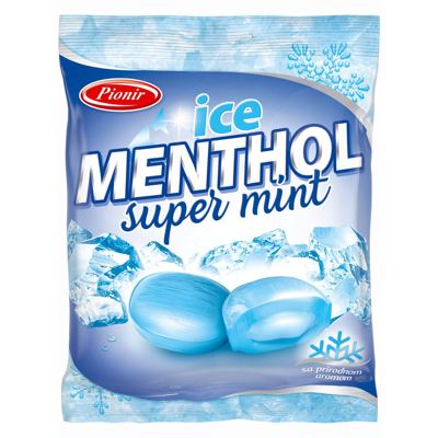 BOMBONE ICE MENTOL SUPER MINT 100GR PIONIR